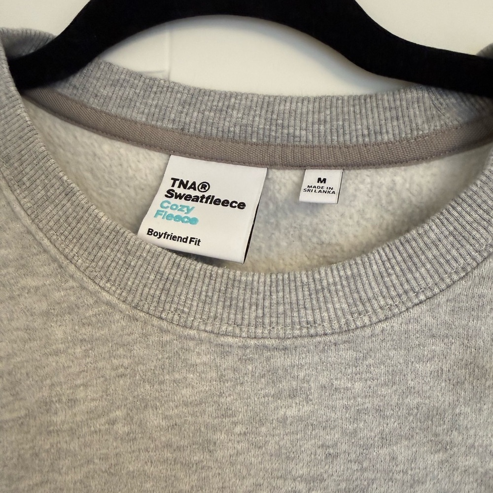 TNA Heather Gray Crewneck Sweater - Picture 3 of 3